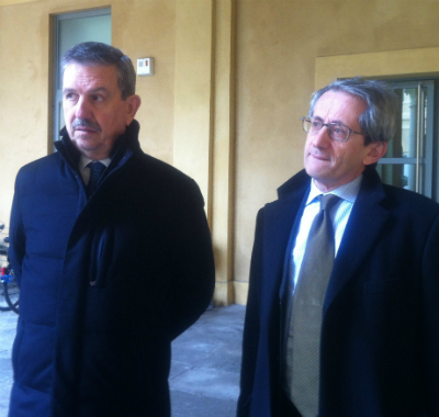 Gli avvocati Nerio Diodà (a sinistra) e Corrado Limentani